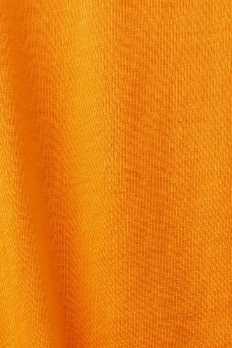 Dámské Tričko Esprit Crew Neck Krátké Sleeve Oranžové | UJS067283