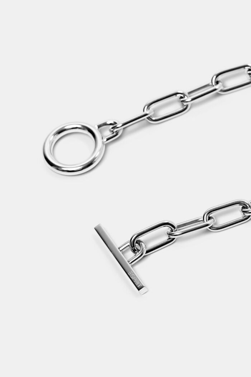 Dámské Šperky Esprit Chain Bracelet,Stainless Steel Stříbrné | ZNO248109