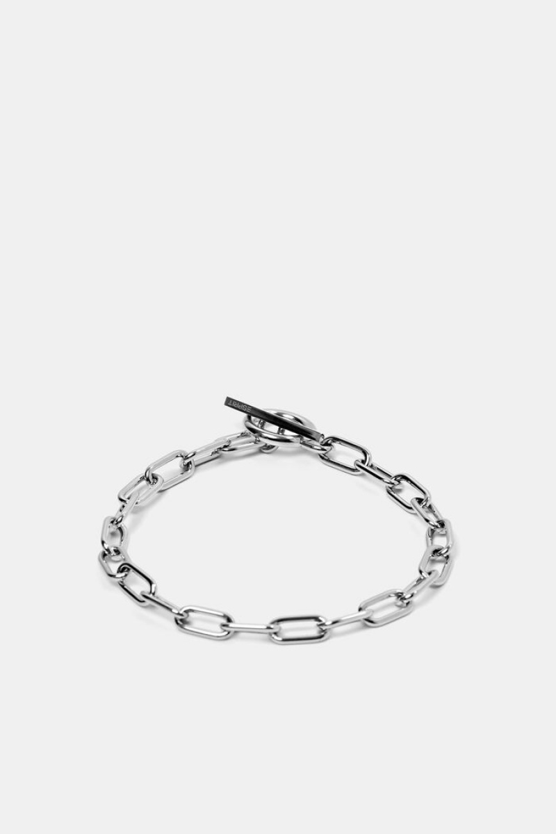 Dámské Šperky Esprit Chain Bracelet,Stainless Steel Stříbrné | ZNO248109