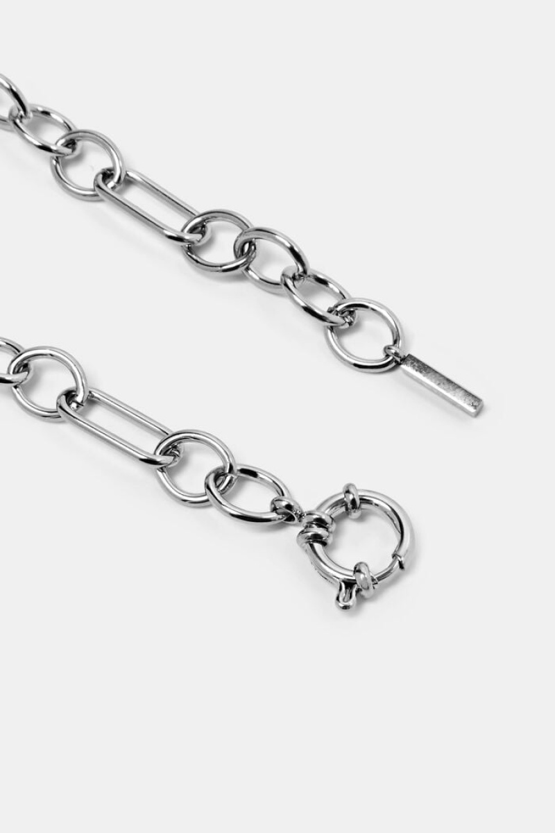 Dámské Šperky Esprit Chain Necklace,Stainless Steel Stříbrné | RMX537618