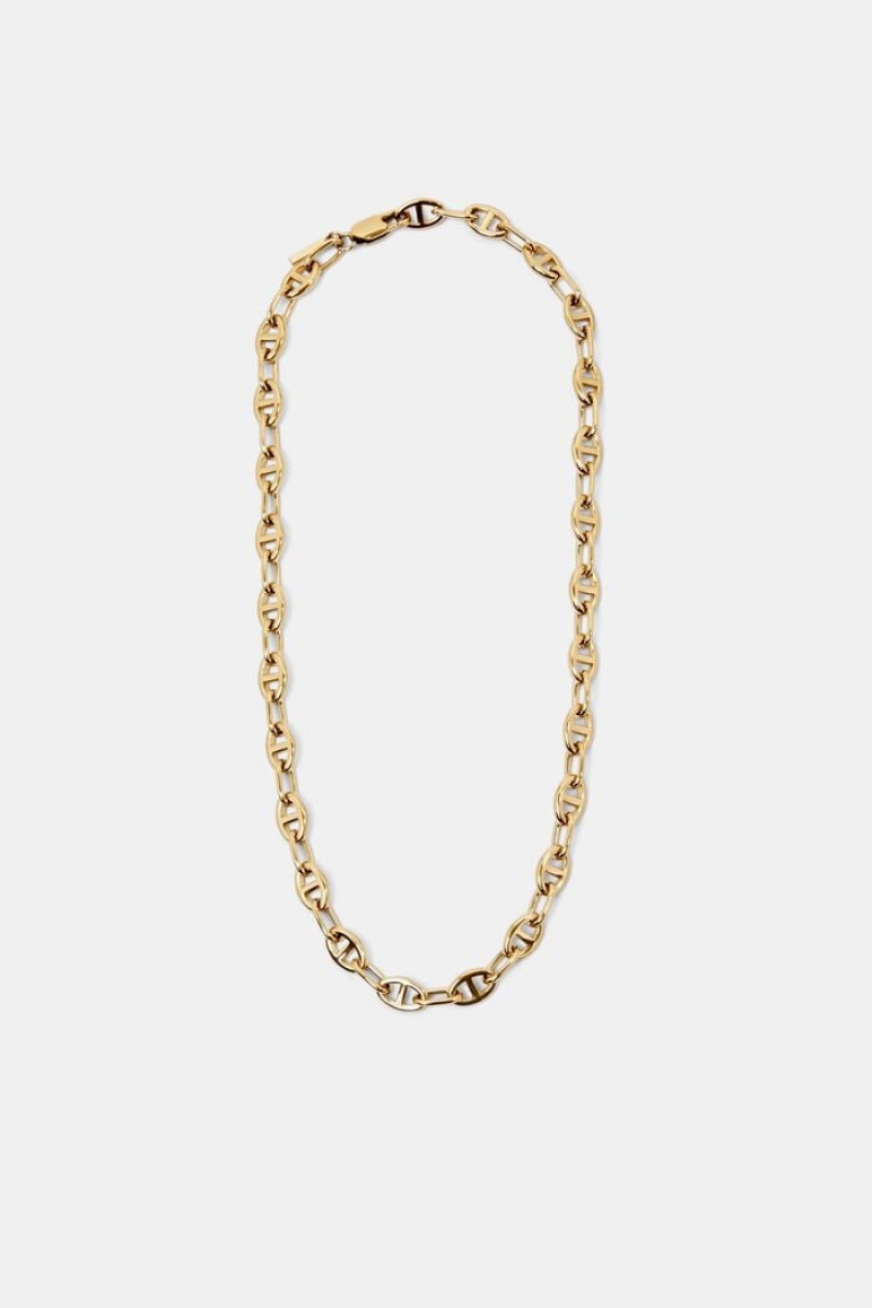 Dámské Šperky Esprit Chain Necklace,Stainless Steel Zlaté | FJA567243