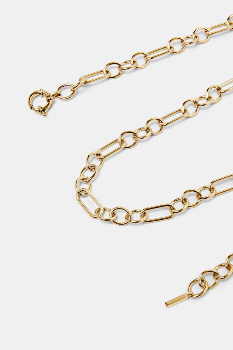 Dámské Šperky Esprit Link Chain Necklace Zlaté | SBY215064