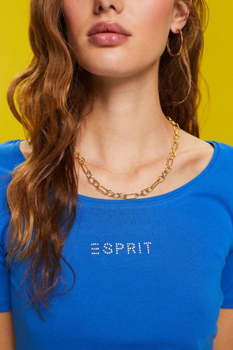 Dámské Šperky Esprit Link Chain Necklace Zlaté | SBY215064