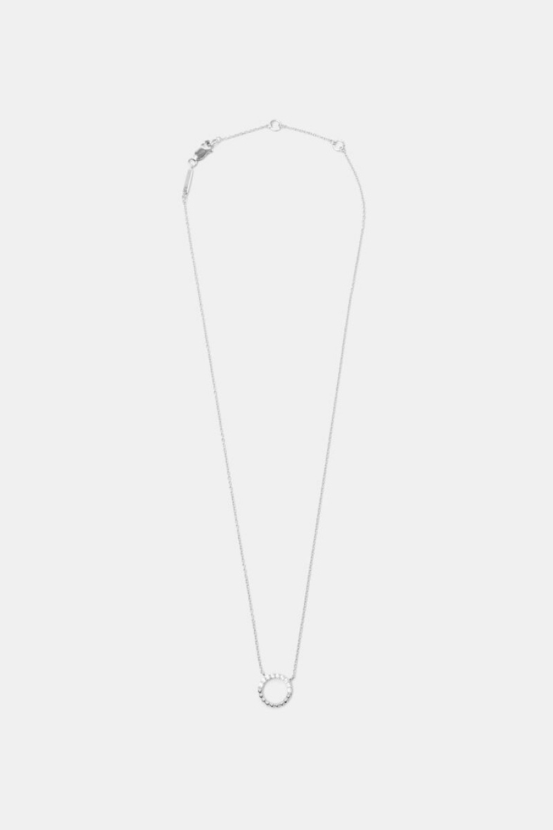 Dámské Šperky Esprit Necklace With Orb Pendant,Sterling Silver Stříbrné | UFE568294