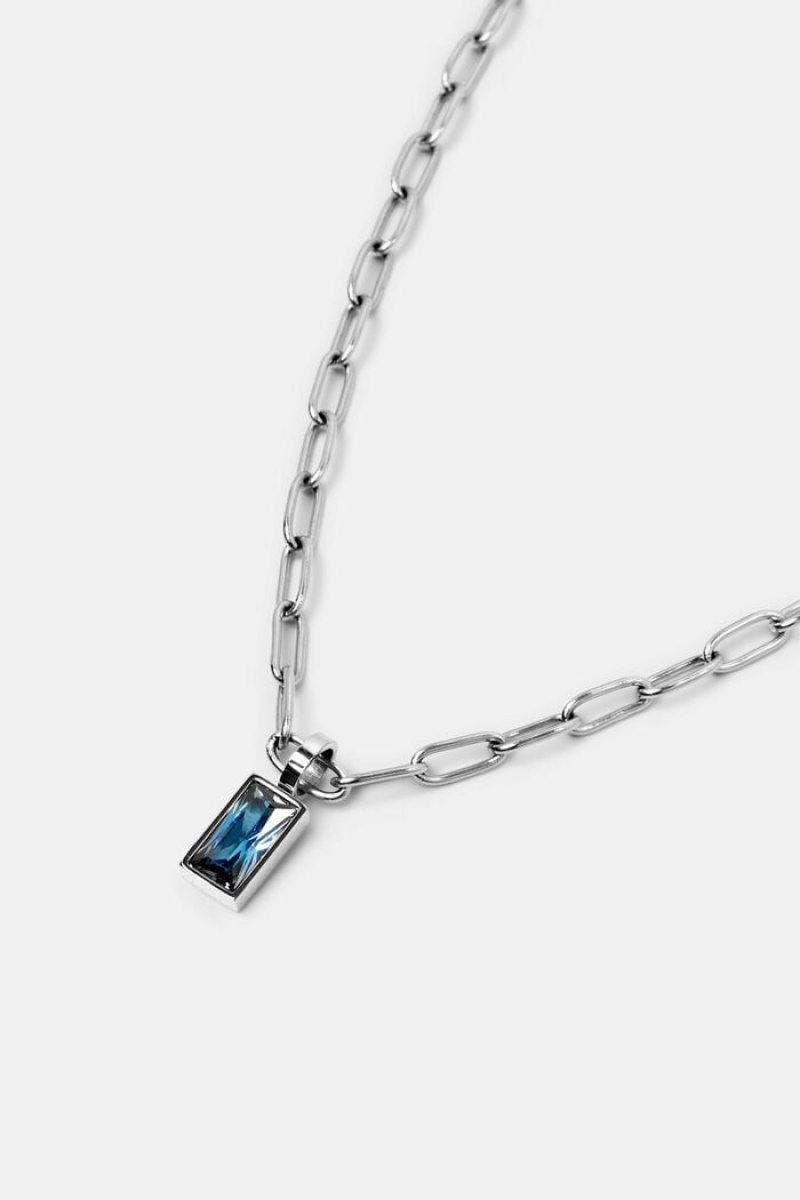 Dámské Šperky Esprit Necklace With Pendant,Stainless Steel Stříbrné | ZWR834251