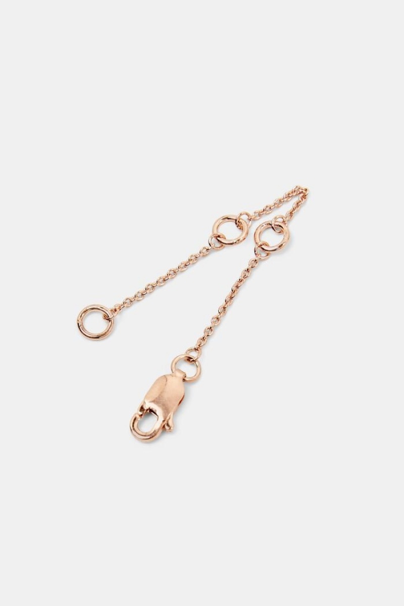 Dámské Šperky Esprit Rose Gold Necklace Extension Chain Růžové Zlaté | VRI063258