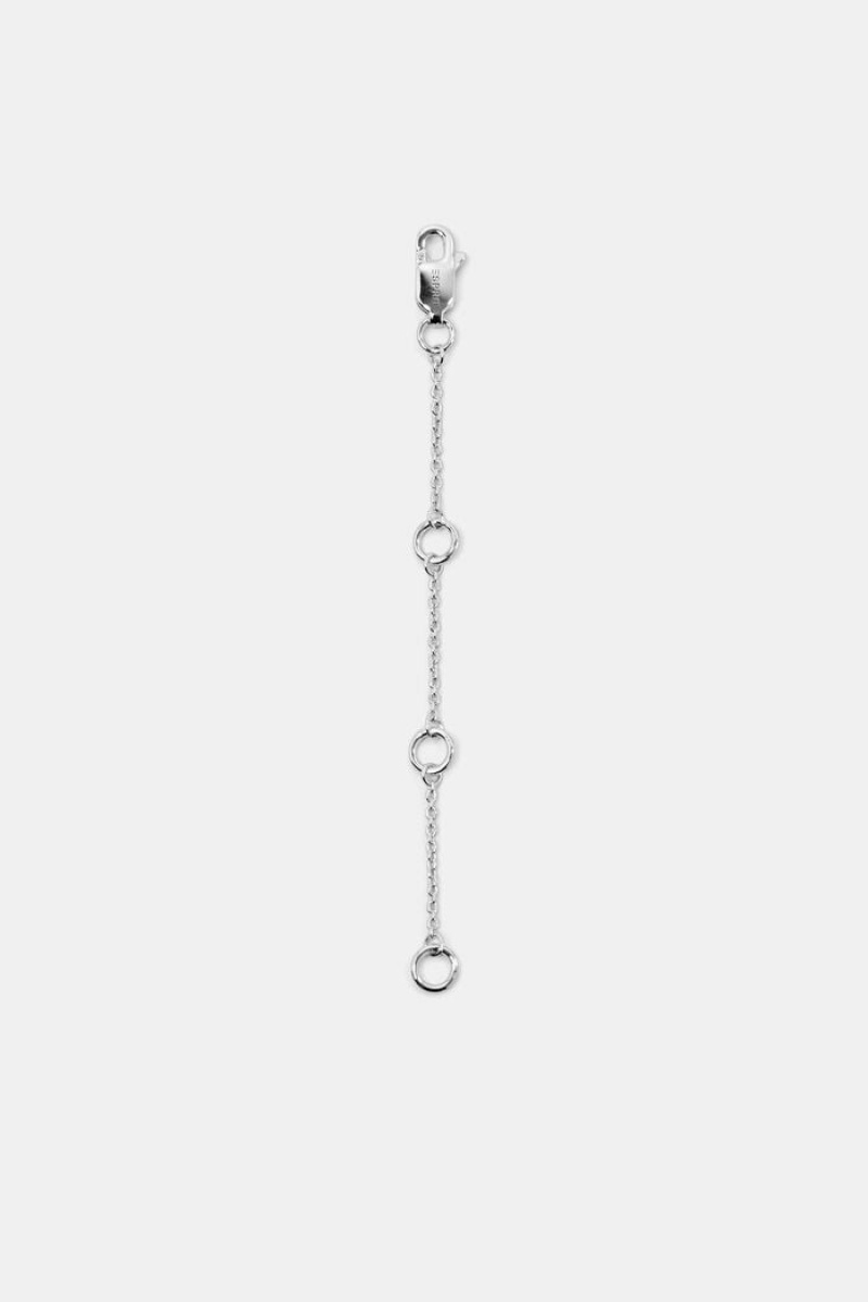 Dámské Šperky Esprit Silver Necklace Extension Chain Stříbrné | GBR394567