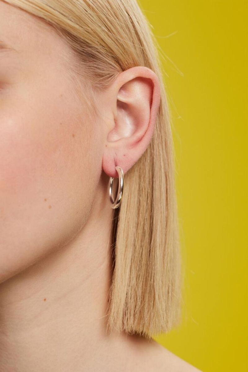 Dámské Šperky Esprit Small Hoop Earrings,Stainless Steel Růžové Zlaté | IBX507638