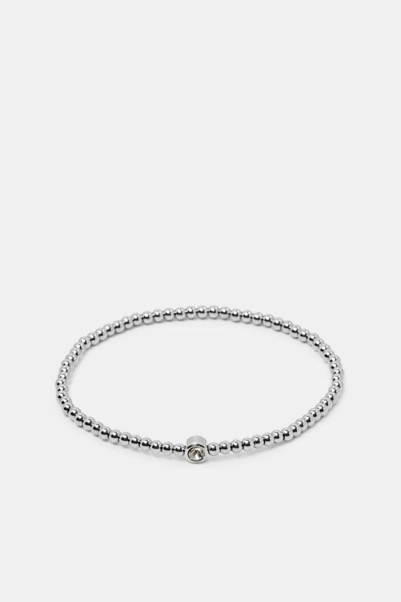 Dámské Šperky Esprit Stretch Bracelet With Zirconia Stříbrné | GPY570491