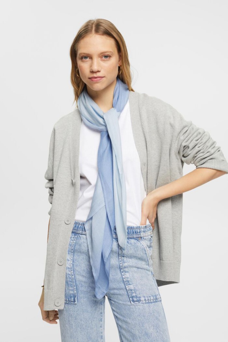 Dámské Šátky Esprit Ombre Blankyt | BXD026478