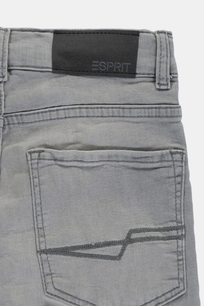 Dětské Džíny Esprit An Adjustable Waistband Šedé | GJY304765