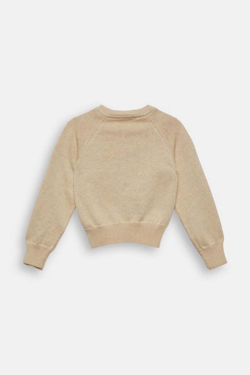 Dětské Jumpers Esprit Adjustable Světle Béžový | SRN524716