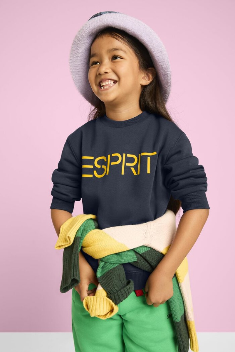 Dětské Kalhoty Esprit Bavlněné-blend Logo Zelene | PJX128569