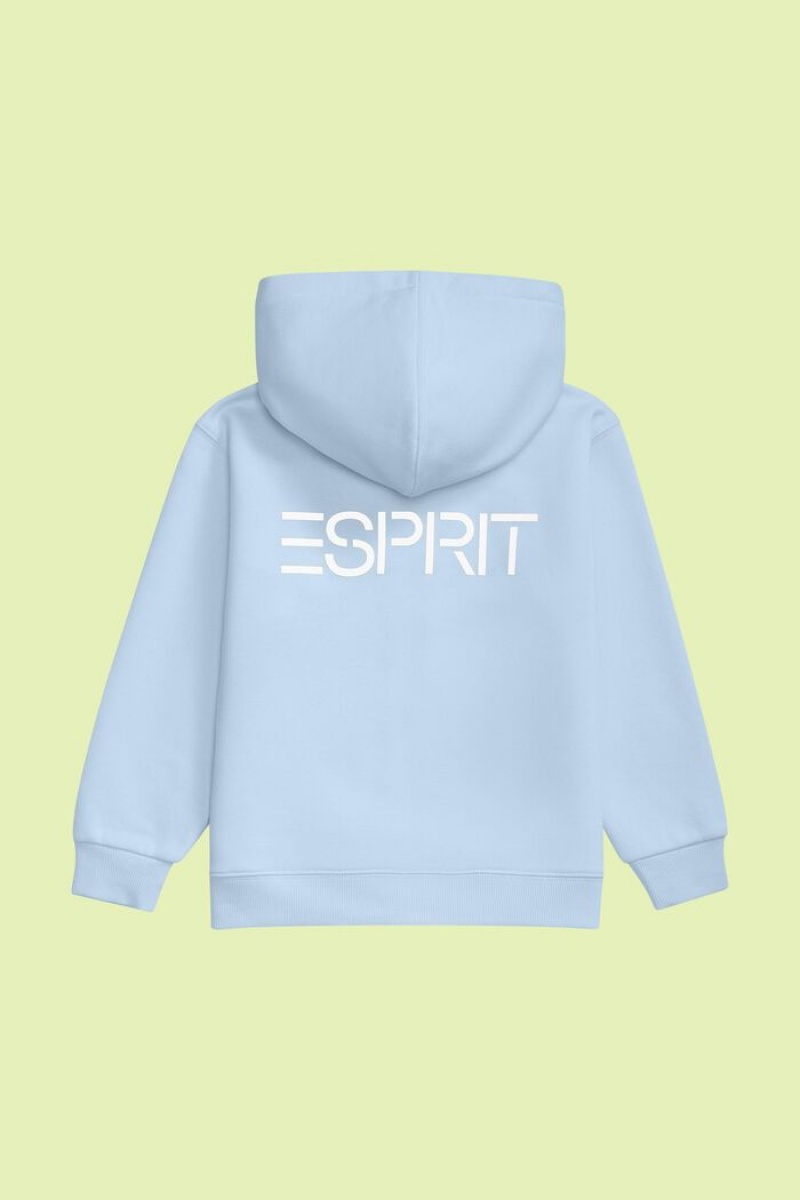 Dětské Mikina s Kapucí Esprit Logo Zip Up Blankyt | ROL310495