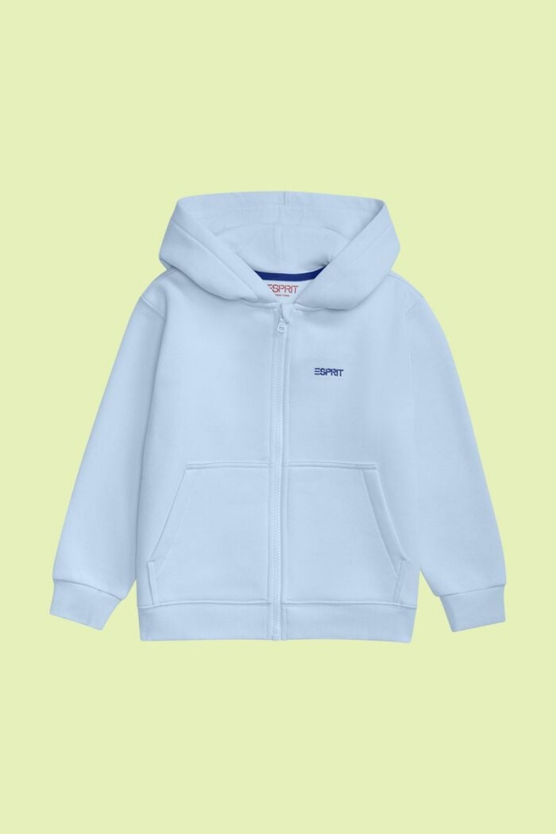 Dětské Mikina s Kapucí Esprit Logo Zip Up Blankyt | ZDH654730