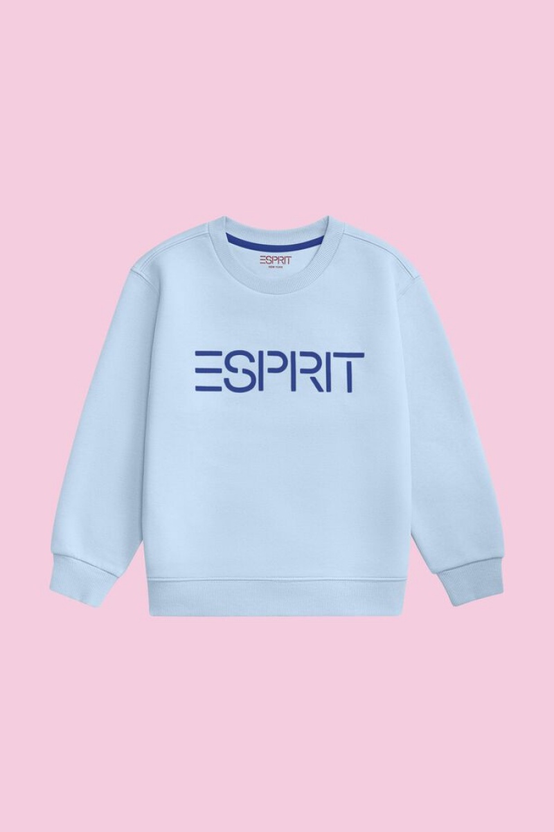 Dětské Mikiny Esprit Logo Crewneck Blankyt | UXL129580