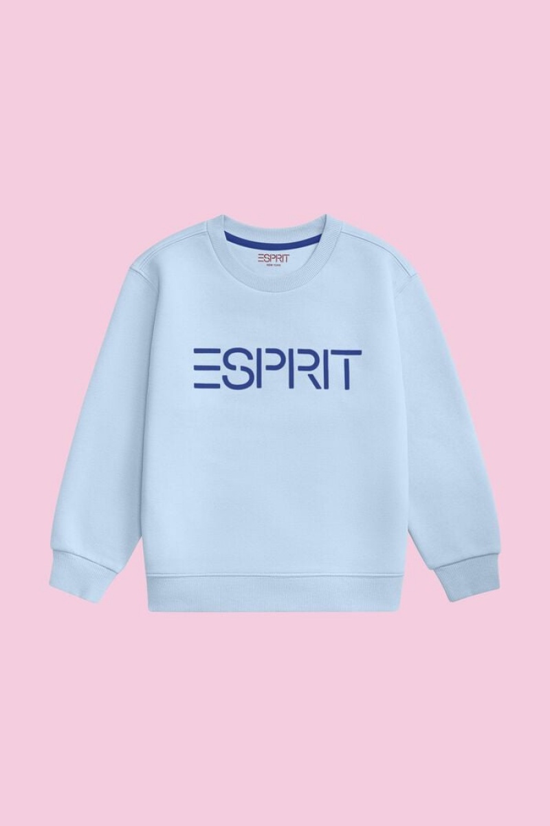 Dětské Mikiny Esprit Logo Crewneck Blankyt | QDG809572