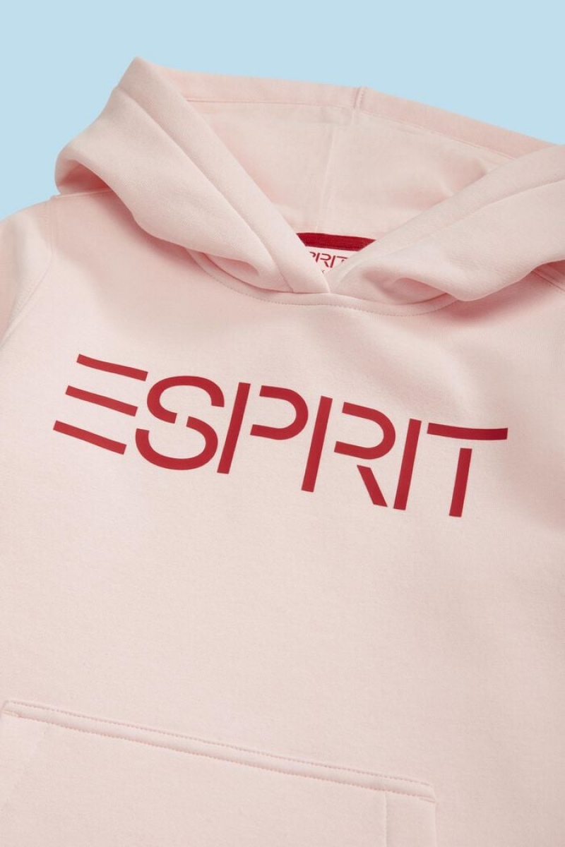 Dětské Šaty Esprit Logo Print Růžové | ABE942658