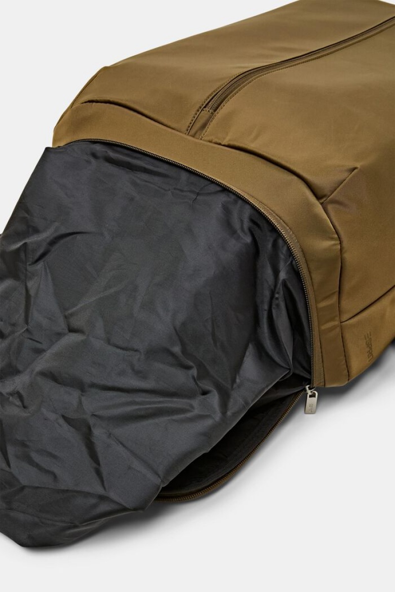 Pánské Batohy Esprit Zipped Duffel Světle Hnědožlutý | UYP740321