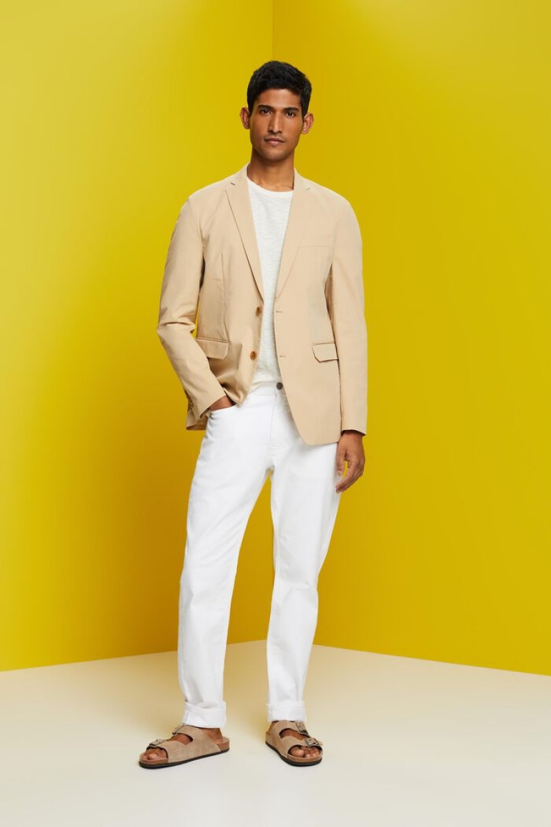 Pánské Blejzry Esprit Blazers Woven Hnědé | SGK106729