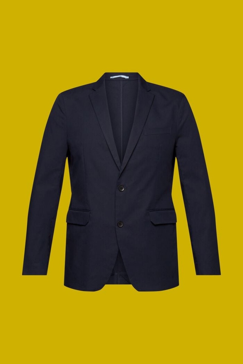 Pánské Blejzry Esprit Blazers Woven Tmavě Blankyt | WRE249605