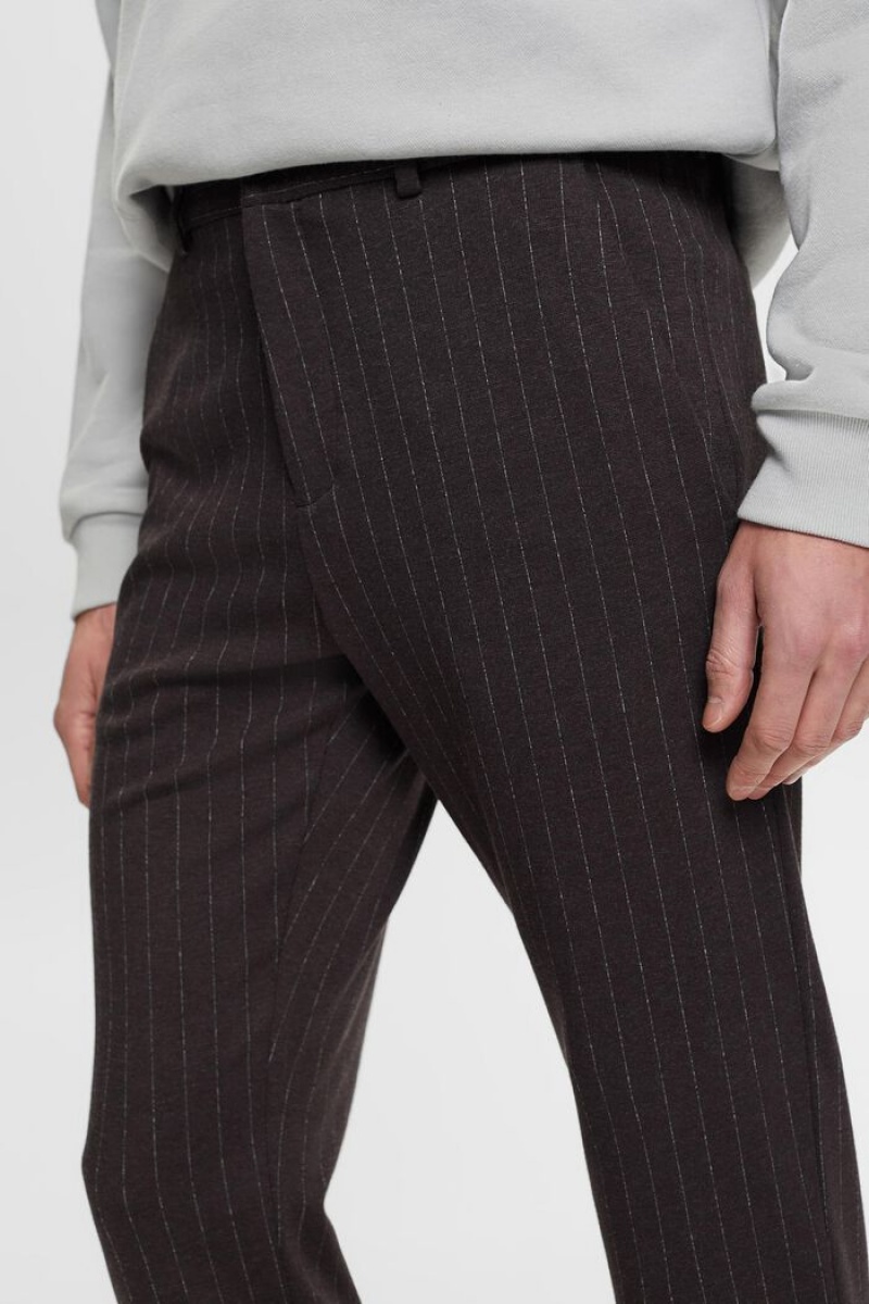 Pánské Blejzry Esprit Pinstripe Tmavě Šedé | TJH136487