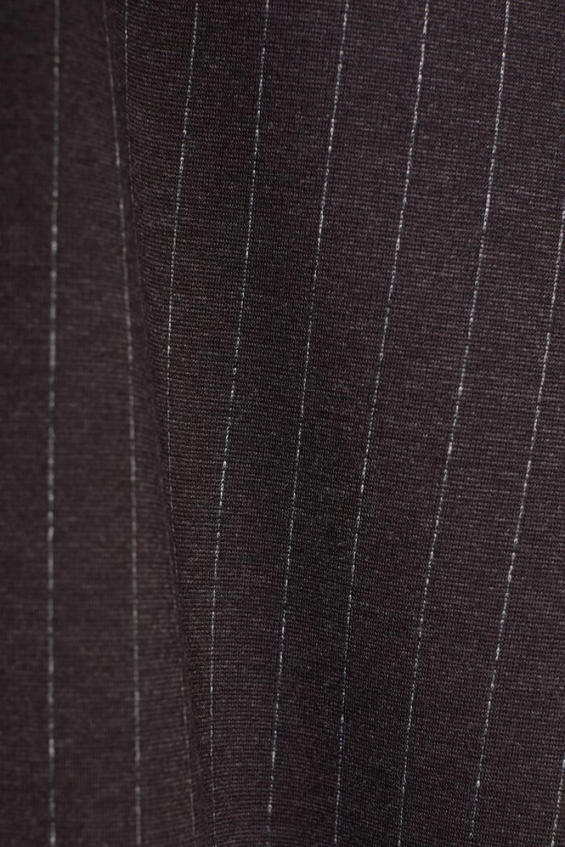 Pánské Blejzry Esprit Pinstripe Tmavě Šedé | TJH136487