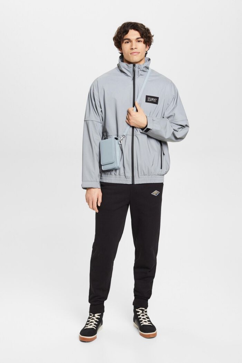 Pánské Bundy Esprit Oversized Windbreaker Šedé | VCO370251