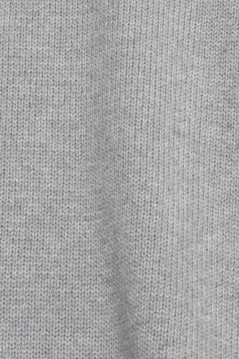 Pánské Jumpers Esprit Sustainable Bavlněné Knit Šedé | UCT537481