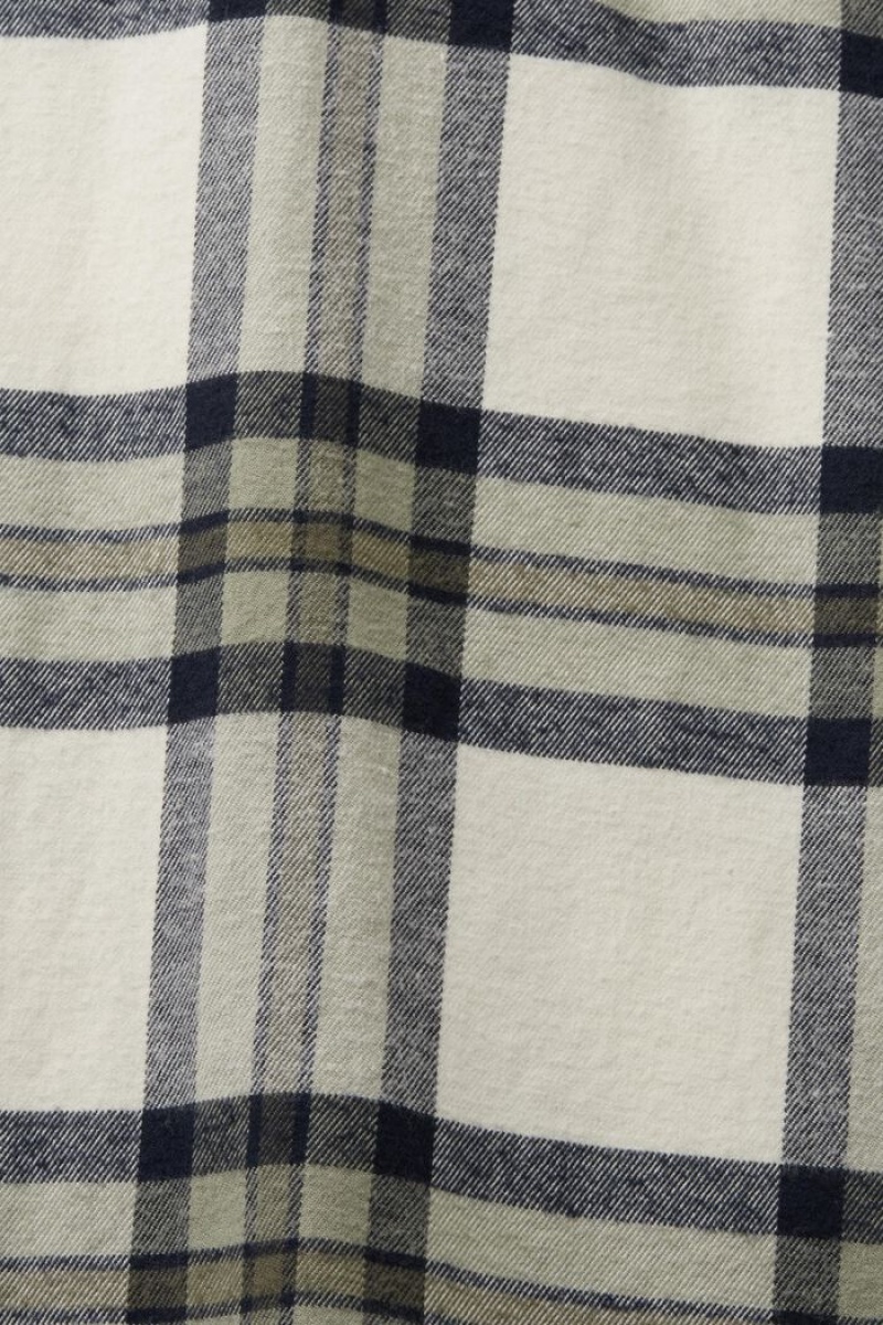 Pánské Košile Esprit Checked Flannel Bílé | AUL975843