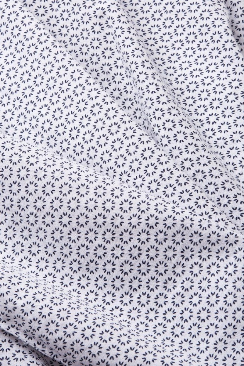 Pánské Košile Esprit Printed Linen Blend Bílé | NST805241