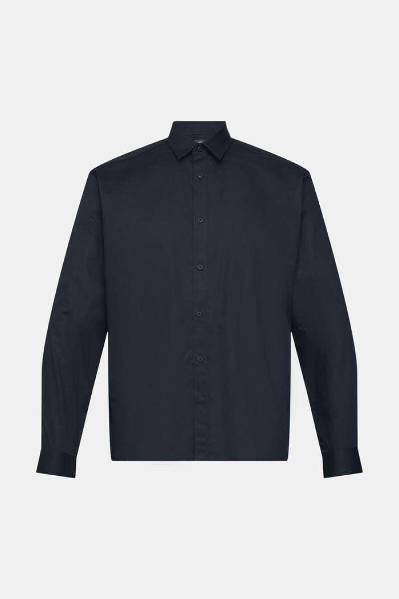 Pánské Košile Esprit Slim Fit Černé | DTL501872