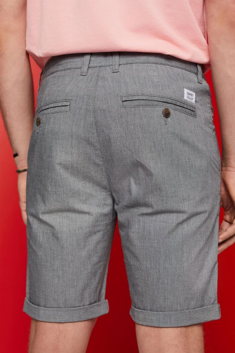 Pánské Kraťasy Esprit Chino-style Šedé | NXF728301