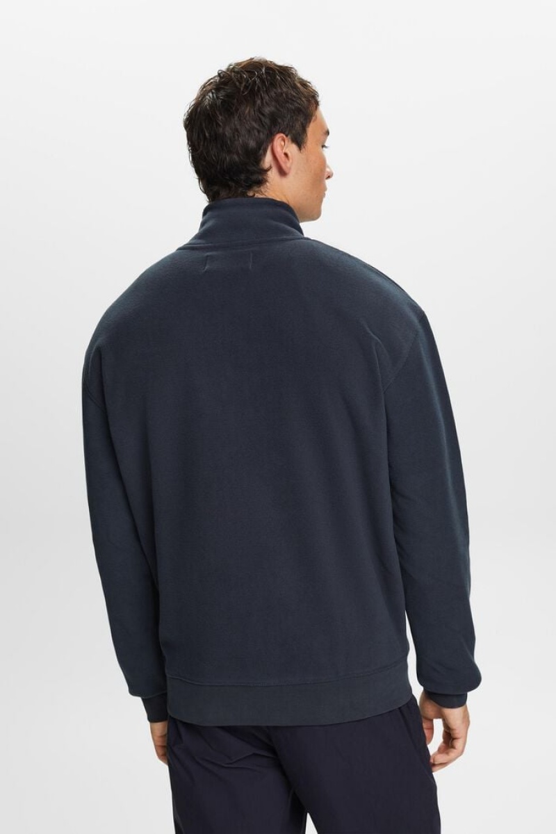 Pánské Mikiny Esprit Half-zip Fleece Blankyt | FCG953748