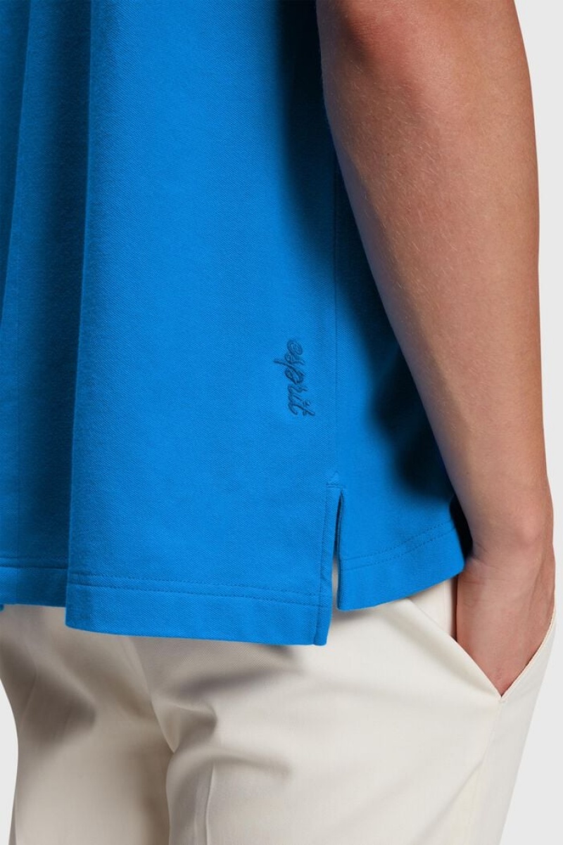 Pánské Polo Triko Esprit Dolphin Tenisové Club Relaxed Blankyt | BIU126598