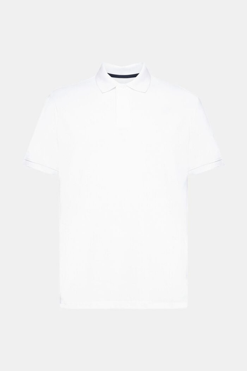 Pánské Polo Triko Esprit Slim Fit Bílé | CVL503871