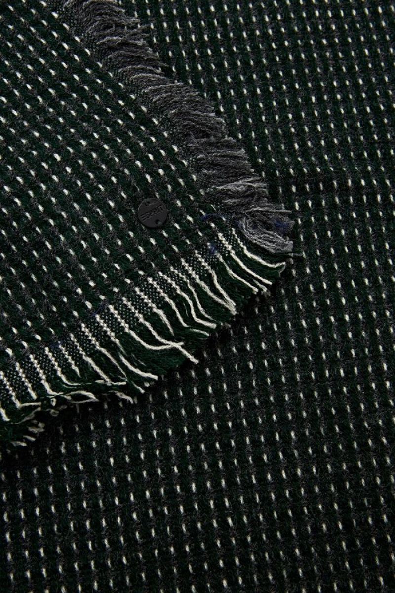 Pánské Šátky Esprit Structured Woven Tyrkysové Zelene | UHT187432